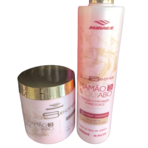 Kit Hidratação Mamão & Quiabo - Shampoo e Máscara