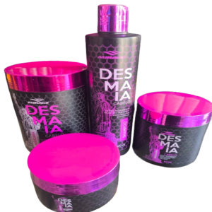 Desmaia Cabelo - Kit Completo (Máscara 950g, 500g, 250g + Shampoo 500ml)