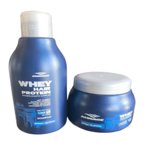 Kit Whey Hair Protein – Shampoo 240ml e Máscara 250g